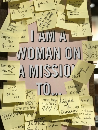 I am a woman on a mission to...